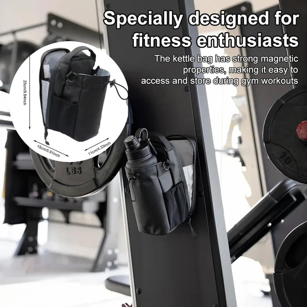 Magnetic gym bag